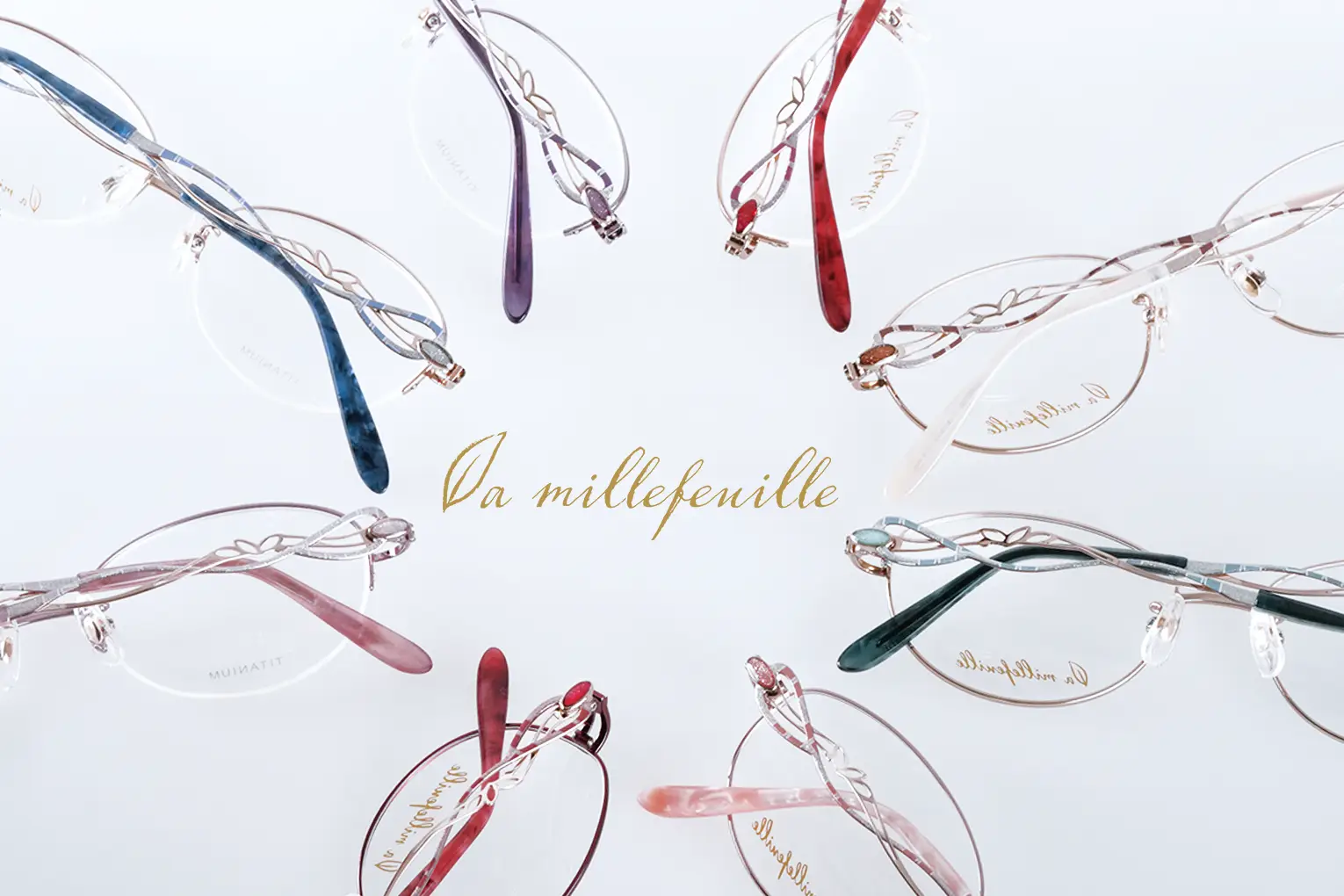 6.La millefeuille Japanese eyewear Craftsmanship Unique