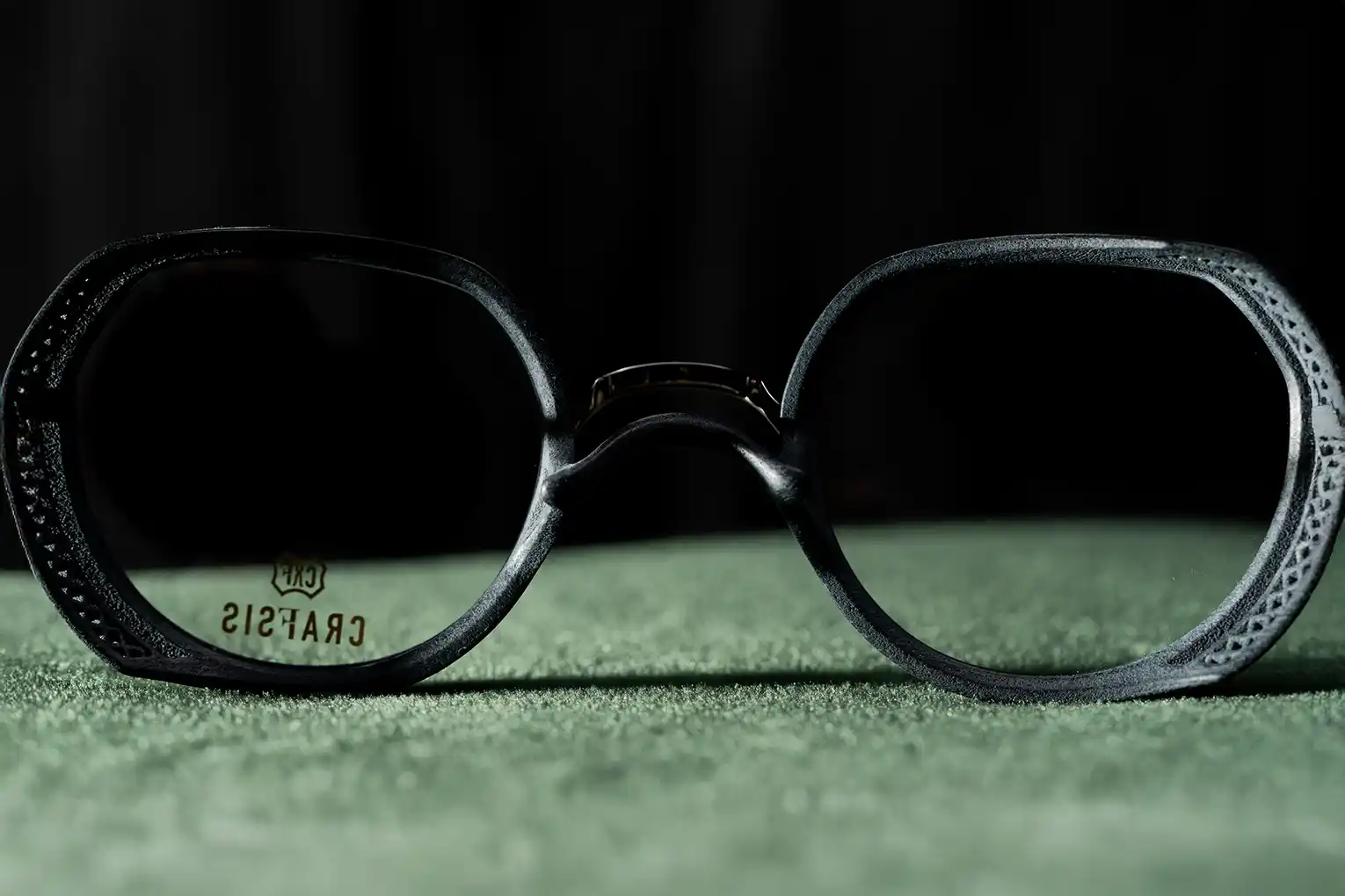 Geek chic perspective on vintage eyewear