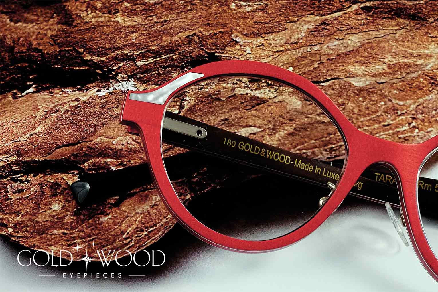 Handmade luxury glasses GOLD&WOOD-7